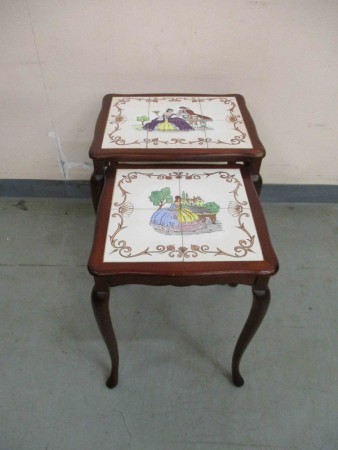 2458 - Hnizdove stolky rokoko styl  V - 52 cm  -  PRODANO